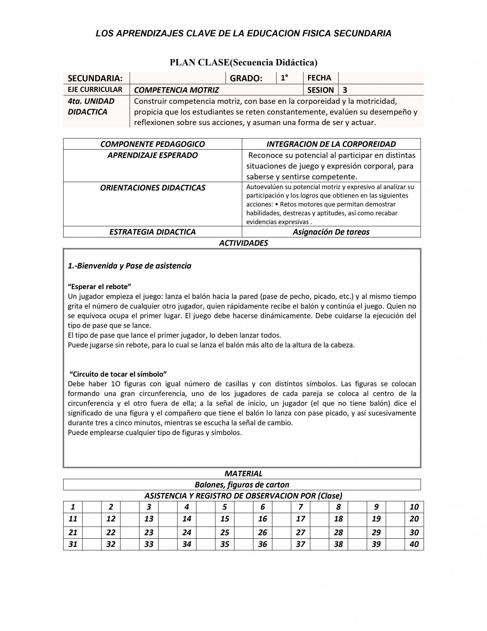 Planeacion Anual Educación Física 1 Secundaria 03