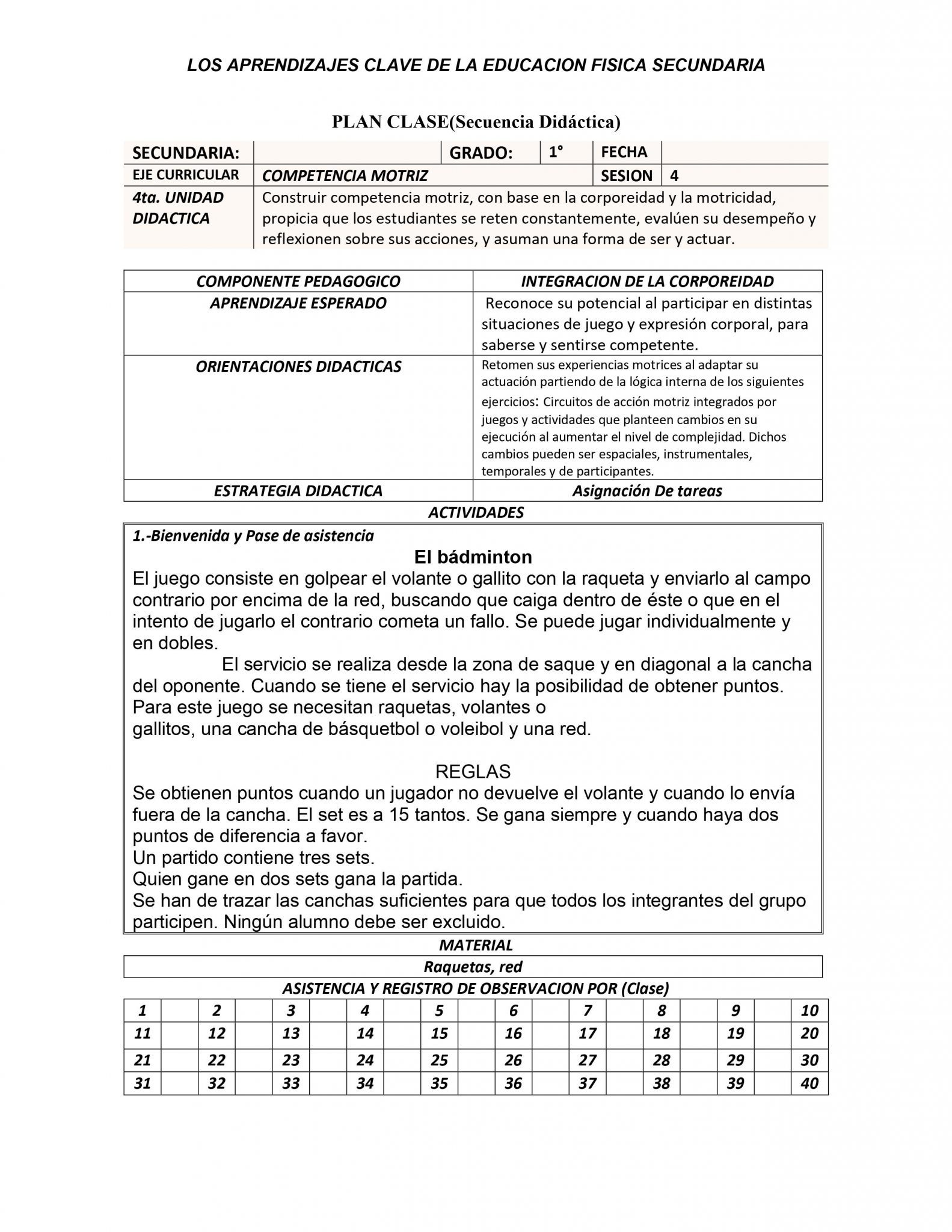 Planeacion Anual Educación Física 1 Secundaria 04