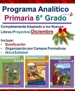 descargar planeacion de diciembre sexto grado