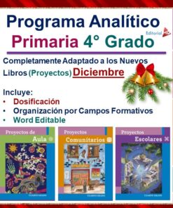 planeacion de diciembre de cuarto grado