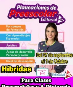 Planeación de Preescolar Híbrida del 27 de septiembre al 1 de octubre 2021