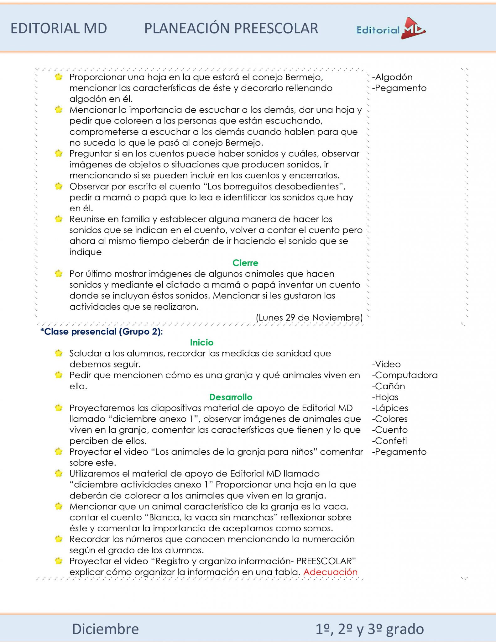 Planeación de preescolar híbrida (Diciembre) ciclo 2021-2022 04