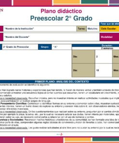Planeación Juguemos con Números para Preescolar