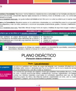 Planeación las Adivinanzas para Preescolar 11 Planeacion las adivinanzas 2