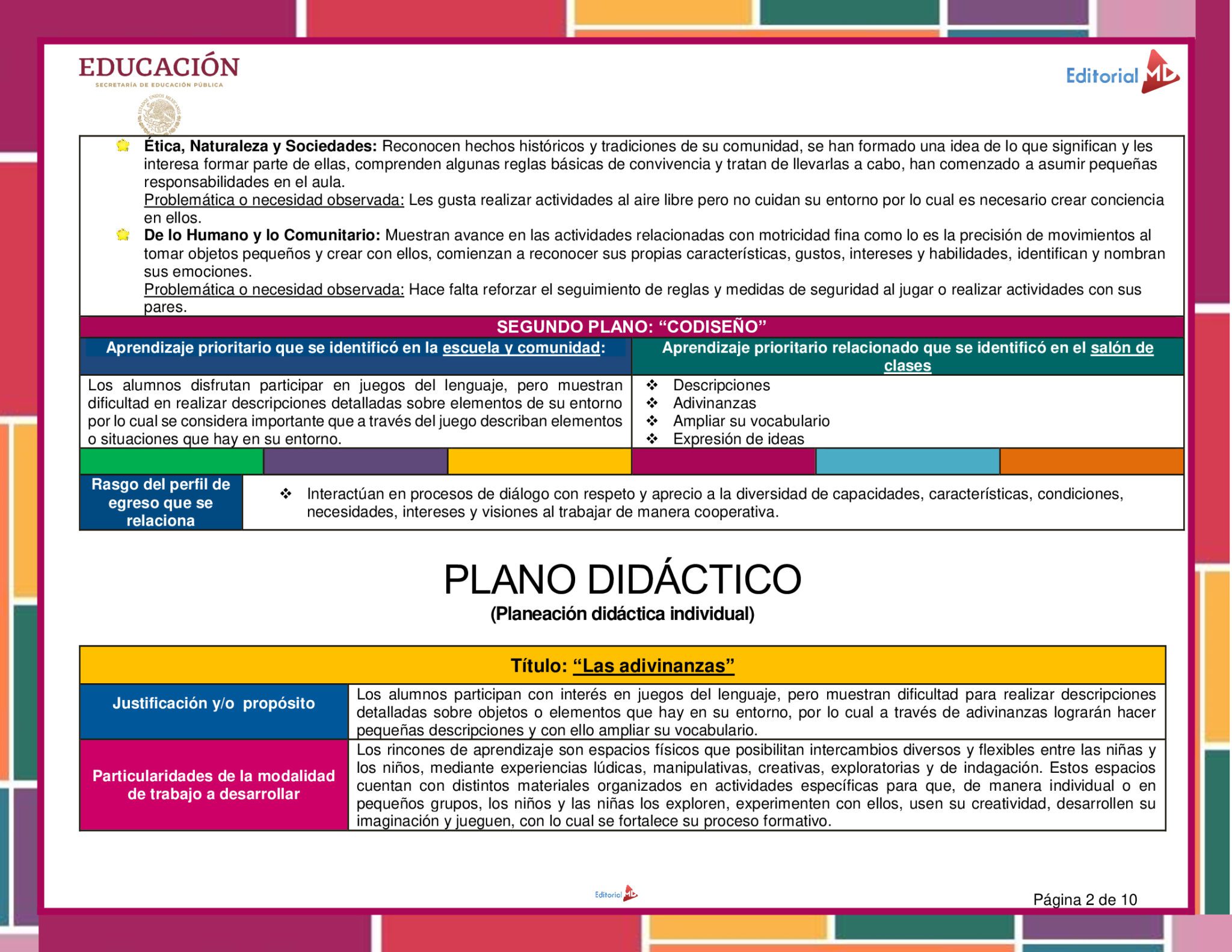 Planeación las Adivinanzas para Preescolar 3 Planeación las Adivinanzas para Preescolar - Image 3