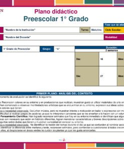 Planeación las Plantas de mi Comunidad para Preescolar