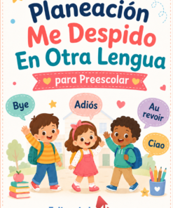 Planeación Me Despido En Otra Lengua para Preescolar