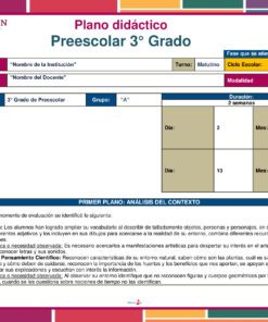 Planeación Medimos el Tiempo para Preescolar 10 La