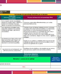 Planeación Medimos el Tiempo para Preescolar 12 La