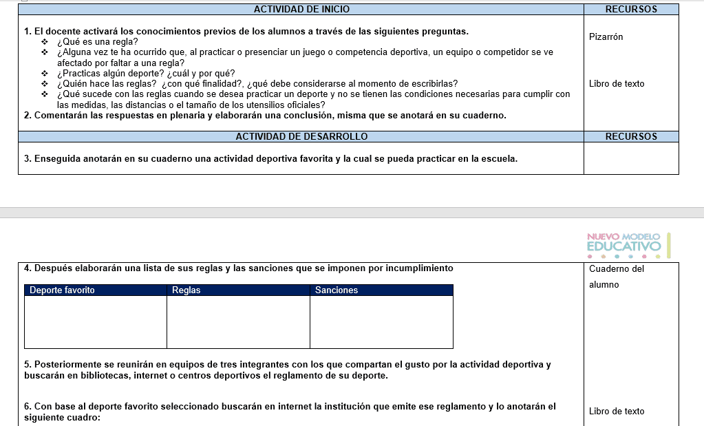 Planeaciones 2 de secundaria por proyectos