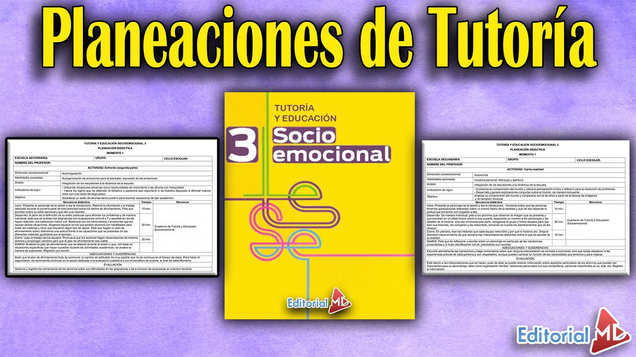 Planeaciones de Tutoría Secundaria