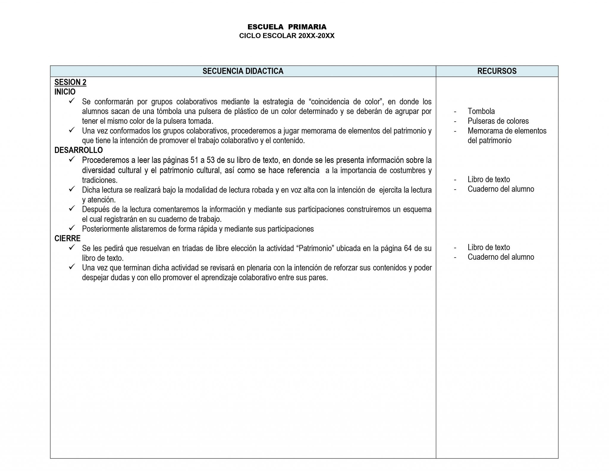 Planeaciones de 3° Grado de Primaria ANUAL 02