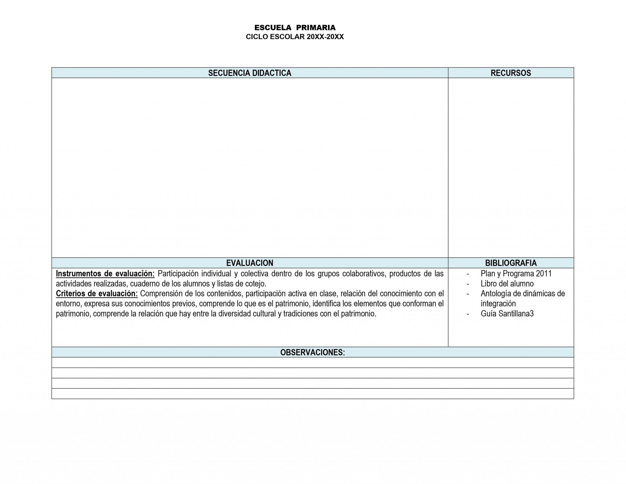 Planeaciones de 3° Grado de Primaria ANUAL 03