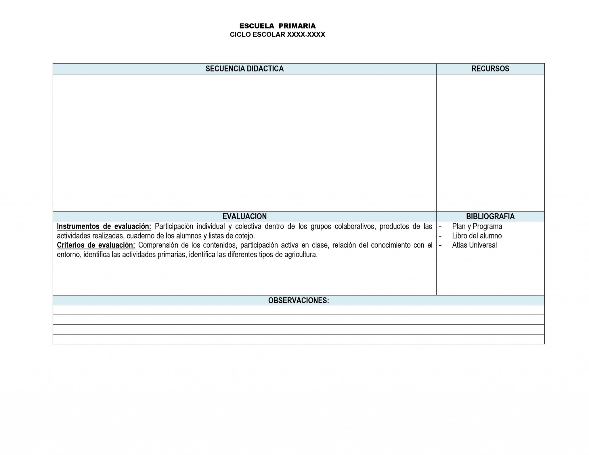 Planeaciones de 5° Grado de Primaria ANUA 04