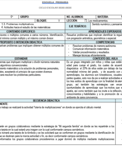 Planeación 6 grado de Primaria (Trimestre 3) 2019-2020 01