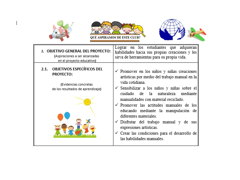 Planeación Club Artesanías EDUCACIÓN BÁSICA01