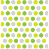 Polka Dot Paper Greens and Gray