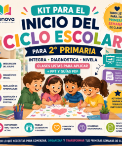Kit para el Inicio del Ciclo Escolar NEM 2026-2027 2° Primaria | Integra, Diagnostica y Nivela | Clases listas para aplicar + PPT y Guías PDF