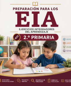 Cuadernillo de Preparación para EIA NEM 2.º Primaria 2026-2027 | Guía Docente, Rúbricas y Mapa Curricular | Word Editable