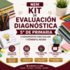 Kit de Evaluación Diagnóstica NEM 5° de Primaria 2026-2027 | 4 Herramientas para Evaluar y Atender el Rezago | Word y Excel Editable