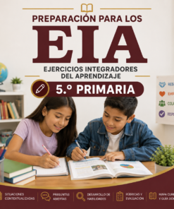 Ejercicios Integradores del Aprendizaje EIA 5.º Primaria 2026-2027 | Preparación, Evaluación y Retroalimentación | Word Editable