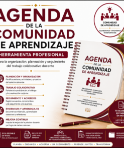 Agenda de la Comunidad de Aprendizaje Editable en Word | Planeador Profesional para la Organización y Seguimiento del Trabajo Colaborativo Docente