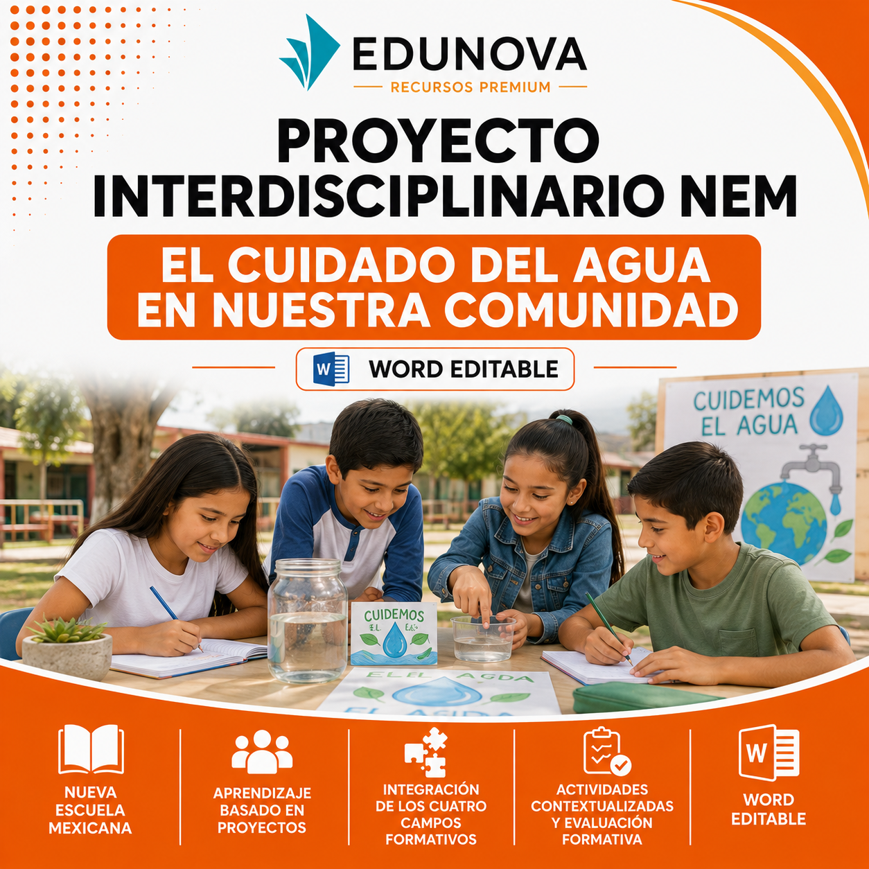 Proyecto Interdisciplinario NEM: El Cuidado del Agua en Nuestra Comunidad | Primaria 2026-2027 | Word Editable 1 Proyecto Interdisciplinario NEM: El Cuidado del Agua en Nuestra Comunidad | Primaria 2026-2027 | Word Editable