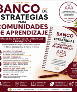 Banco de Estrategias para Comunidades de Aprendizaje Editable en Word | Más de 80 Dinámicas, Protocolos y Actividades para el Trabajo Colaborativo Docente