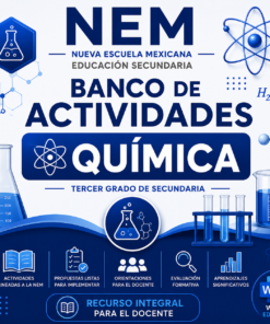 Banco de Actividades NEM Química 3° de Secundaria 2026.-2027 | Recurso Integral para el Docente | Word Editable