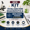 Kit de Evaluación Diagnóstica NEM Biología 1° de Secundaria 2026-2027 | 4 Herramientas para Evaluar y Atender el Rezago | Word y Excel Editable