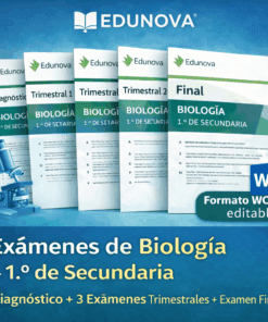 Exámenes de Biología – 1.º de Secundaria (Nueva Escuela Mexicana)