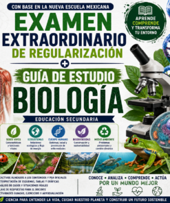 Examen Extraordinario de Regularización + Guía de Estudio Biología Secundaria NEM | Word Editable