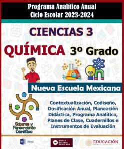 Programa Analítico Ciencias Química 3