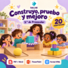 Construyo, Pruebo y Mejoro | 3.º de Preescolar | 20 Experiencias con Fichas, Guías, Word, PowerPoint y Portal HTML