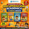 Cuadernillos de Recuperación Académica 4° de Primaria NEM | Paquete Completo 3 Periodos + Recuperación Final