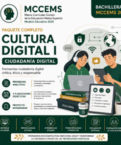 Planeaciones Didácticas Cultura Digital I Bachillerato MCCEMS (Plan 2025) | Programa Analítico y Planeaciones Editables en Word