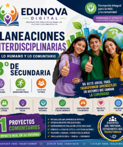 Planeaciones Interdisciplinarias NEM 3° Secundaria 2026-2027 | De lo Humano y lo Comunitario – Todo el Ciclo Escolar Mes por Mes