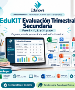 EduKIT Evaluación Trimestral Secundaria | Fase 6 NEM