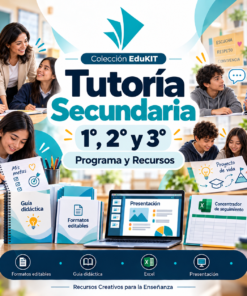 Los alumnos y los profesores participan en actividades en grupo e individuales con libros, ordenadores portátiles y materiales creativos para las clases particulares.