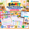 EduKIT Fichas Descriptivas 1er Periodo Preescolar 3° | Evaluación Formativa