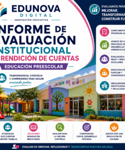 Informe de Evaluación Institucional y Rendición de Cuentas Preescolar Ciclo 2025-2026 NEM | Basado en Programa Analítico y PEMC – Word Editable
