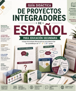 Proyectos Integradores de Español para Secundaria | NEM 2026-2027 | Word Editable