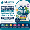 Evaluación Diagnóstica y Nivelación – Formación Cívica y Ética 1° Secundaria | NEM 2026-2027 | Examen, Planeación, Actividades y Presentación Editable