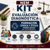 Kit de Evaluación Diagnóstica NEM Formación Cívica y Ética 1° de Secundaria 2026-2027 | 4 Herramientas para Evaluar y Atender el Rezago | Word y Excel Editable
