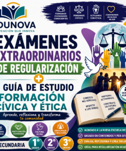Exámenes Extraordinarios de Regularización + Guía de Estudio Formación Cívica y Ética Secundaria 1°, 2° y 3° Grado NEM | Word Editable