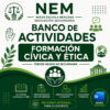 Banco de Actividades NEM Formación Cívica y Ética 3° de Secundaria 2026-2027 | Recurso Integral para el Docente | Word Editable