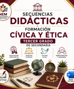 Secuencias Didácticas para Formación Cívica y Ética Tercer Grado de Secundaria | Planeaciones NEM 2026-2027 | Word Editable