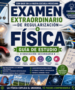 Examen Extraordinario de Regularización + Guía de Estudio Física Secundaria NEM | Word Editable
