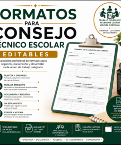 Formatos para Consejo Técnico Escolar Editables en Word | Plantillas para Organizar, Documentar y Desarrollar las Sesiones del CTE