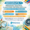 Geografía 1: Programa Analítico, Planeaciones y Recursos Didácticos (NEM)